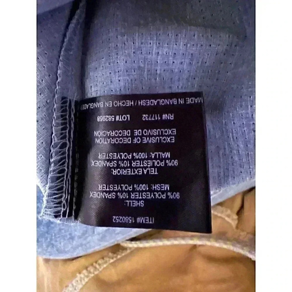 Lot of 2 Gerry performance vented button up shirts XXL zip front pocket NWOT - Picture 8 of 16